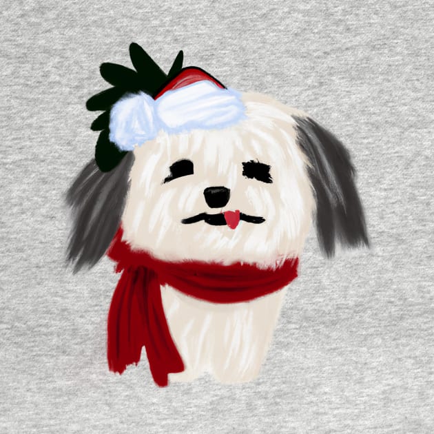 Cute Havanese Drawing by Play Zoo